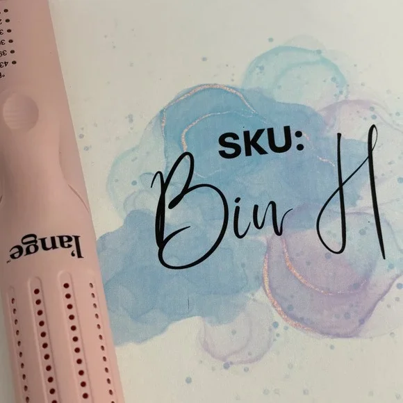 L'ange Le Duo 360 Airflow Styler A133 Blush Pink Titanium 1" Plate Hair Curler - Picture 6 of 6